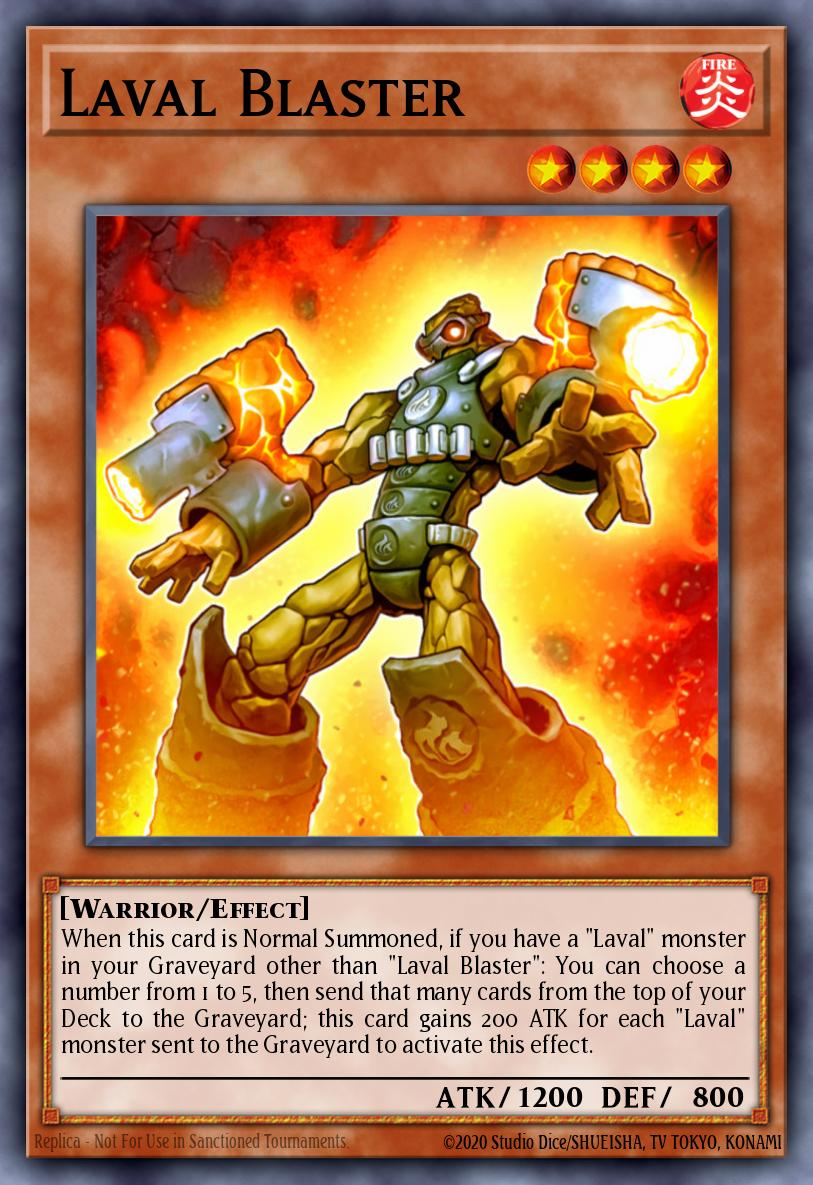 Laval Blaster Yu-Gi-Oh card