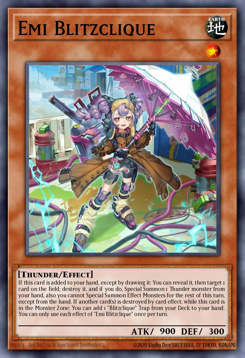 Emi Blitzclique Yu-Gi-Oh card