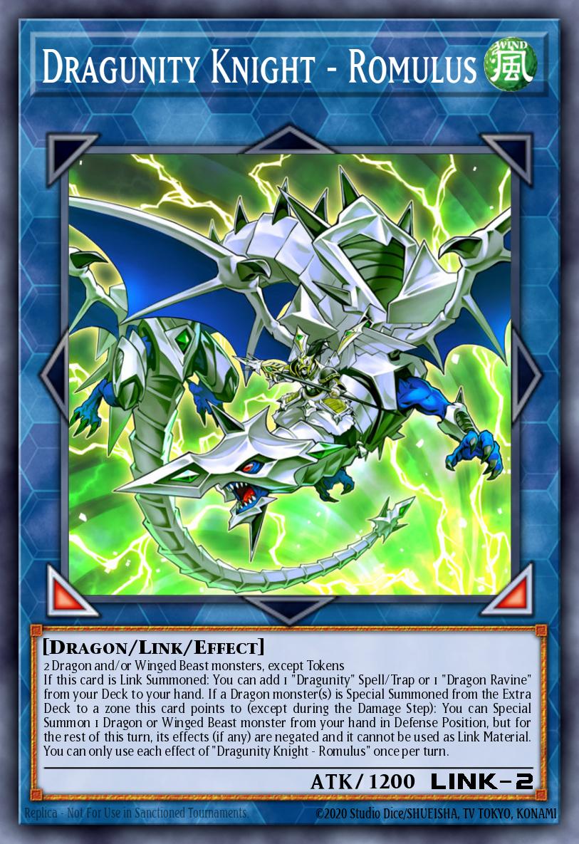 Dragunity Knight - Romulus Yu-Gi-Oh card