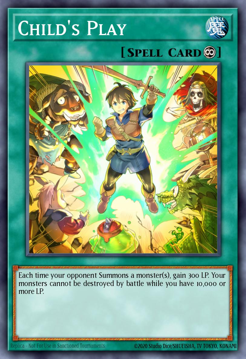 Child's Play Yu-Gi-Oh card