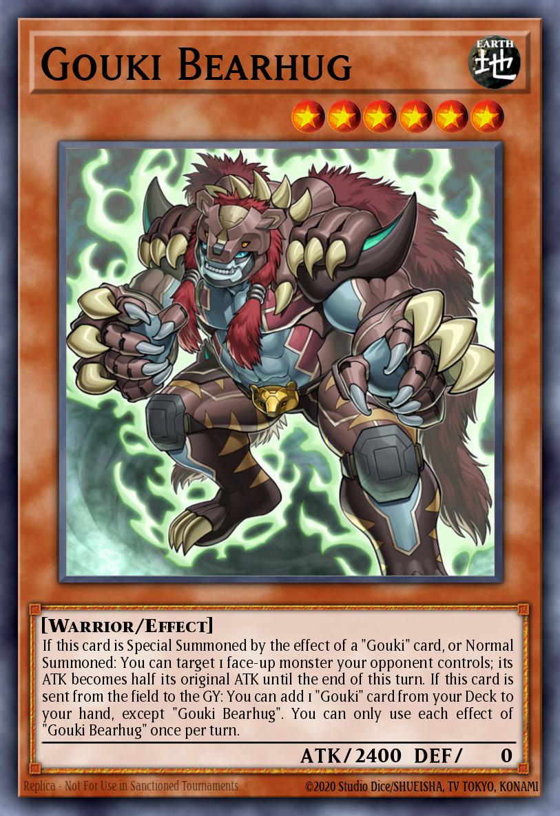 Gouki Bearhug Yu-Gi-Oh card