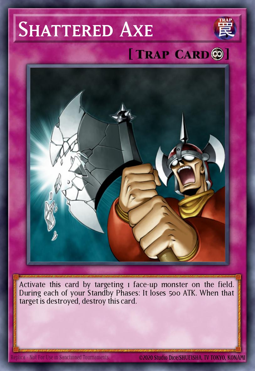 Shattered Axe Yu-Gi-Oh card