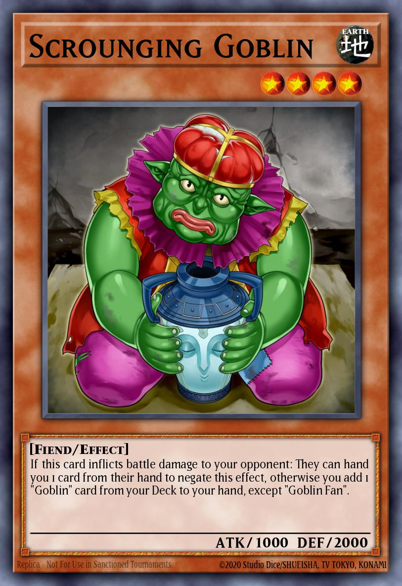 Scrounging Goblin Yu-Gi-Oh card