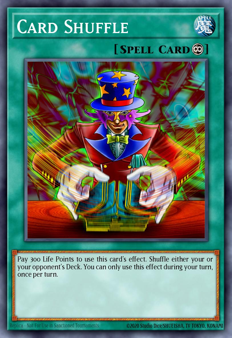 Card Shuffle Yu-Gi-Oh card