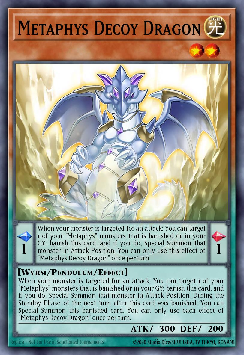 Metaphys Decoy Dragon Yu-Gi-Oh card