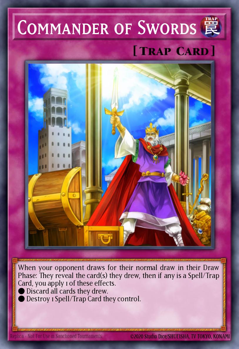 Commander of Swords Yu-Gi-Oh card