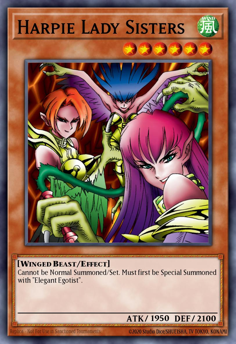 Harpie Lady Sisters Yu-Gi-Oh card