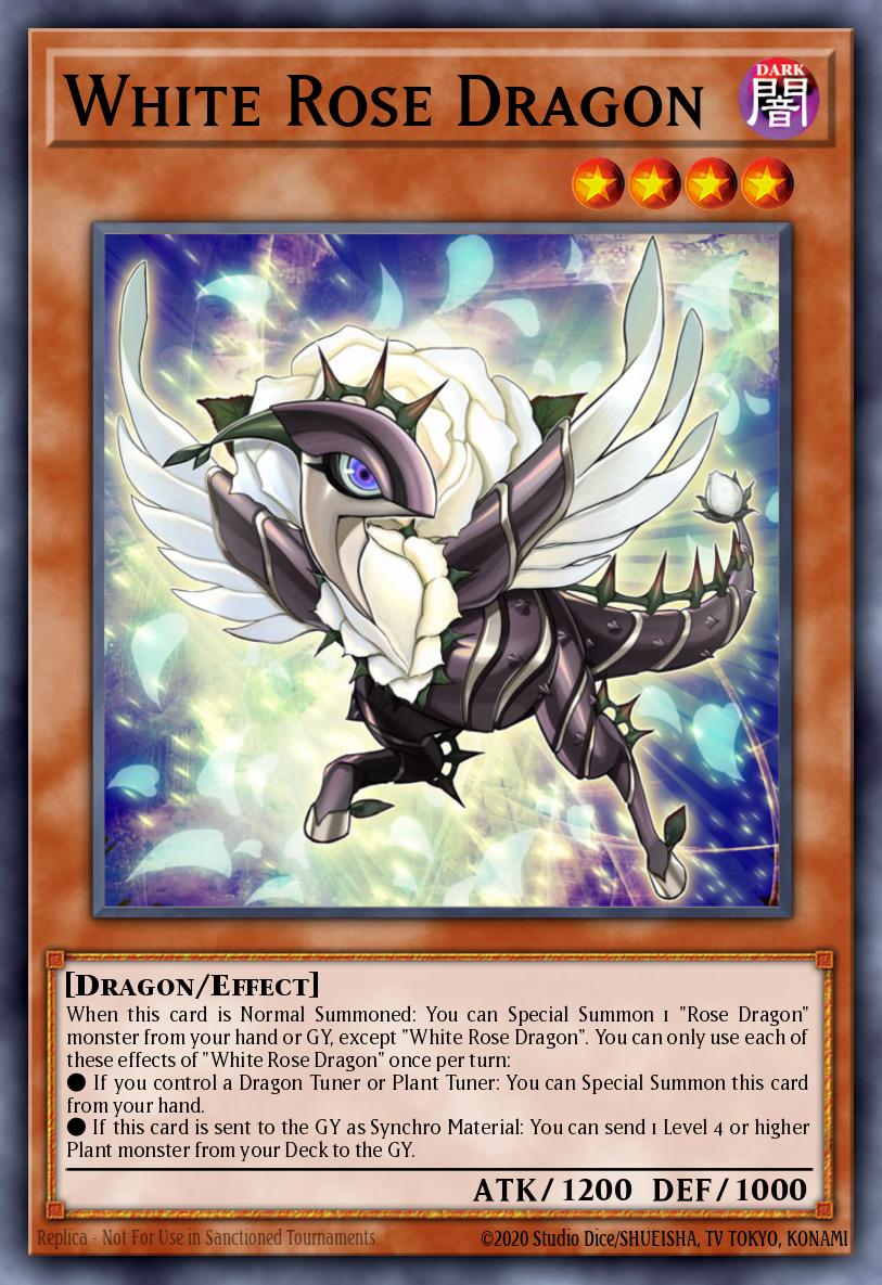 White Rose Dragon Yu-Gi-Oh card