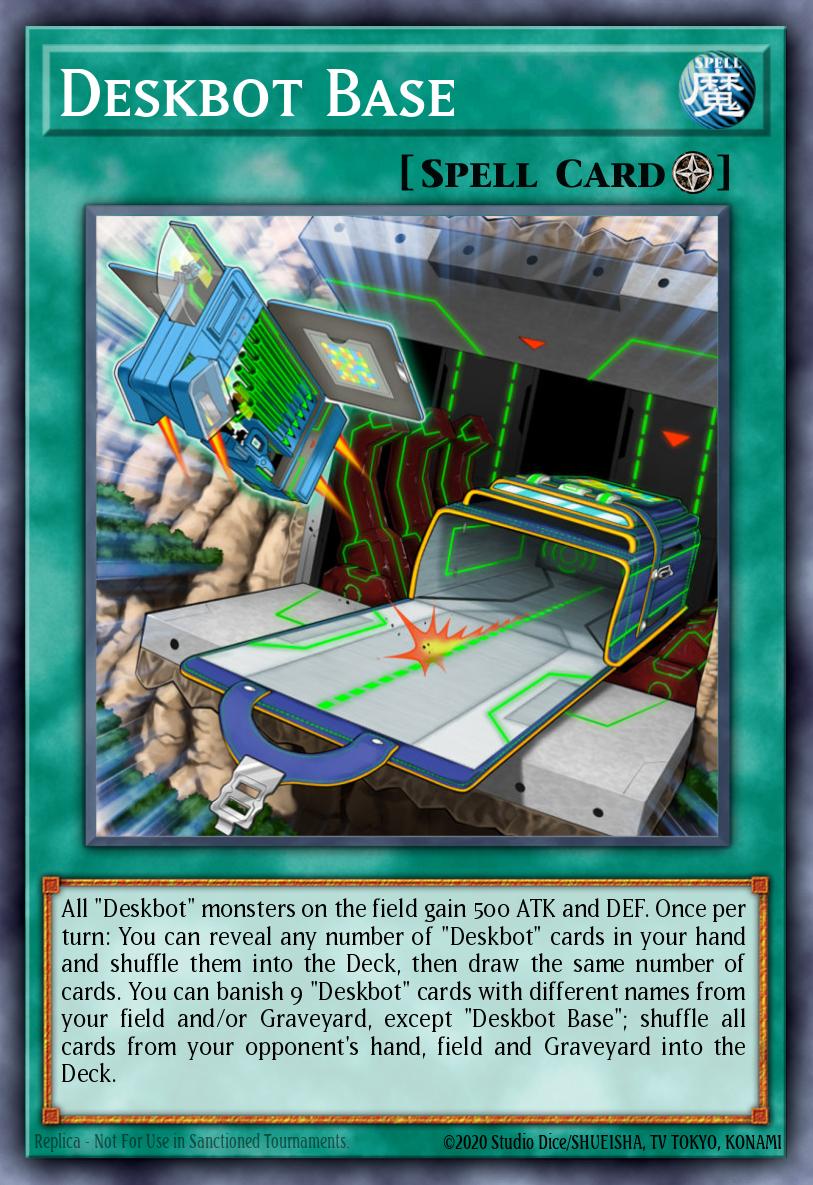 Deskbot Base Yu-Gi-Oh card