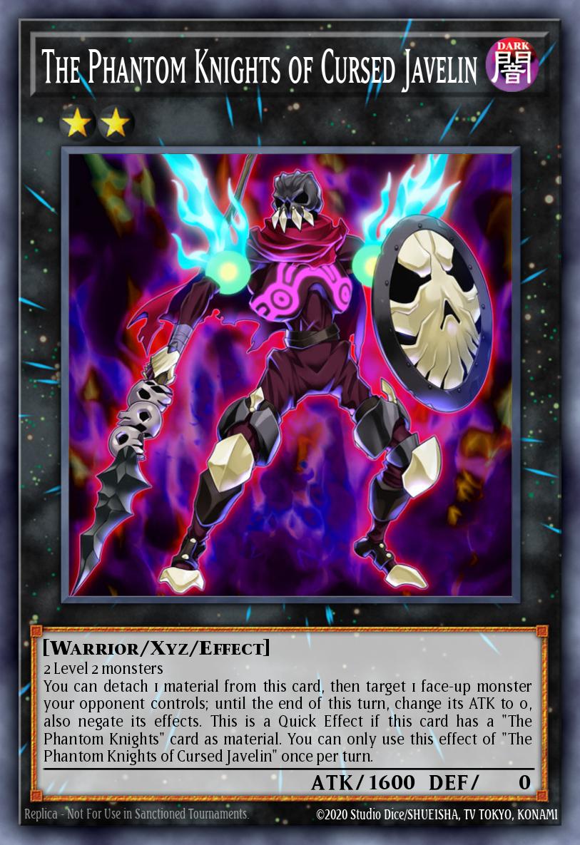 The Phantom Knights of Cursed Javelin Yu-Gi-Oh card
