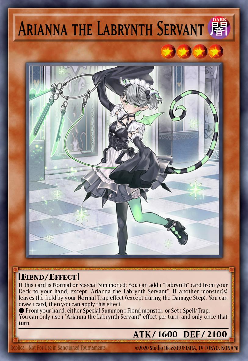Arianna the Labrynth Servant Yu-Gi-Oh card