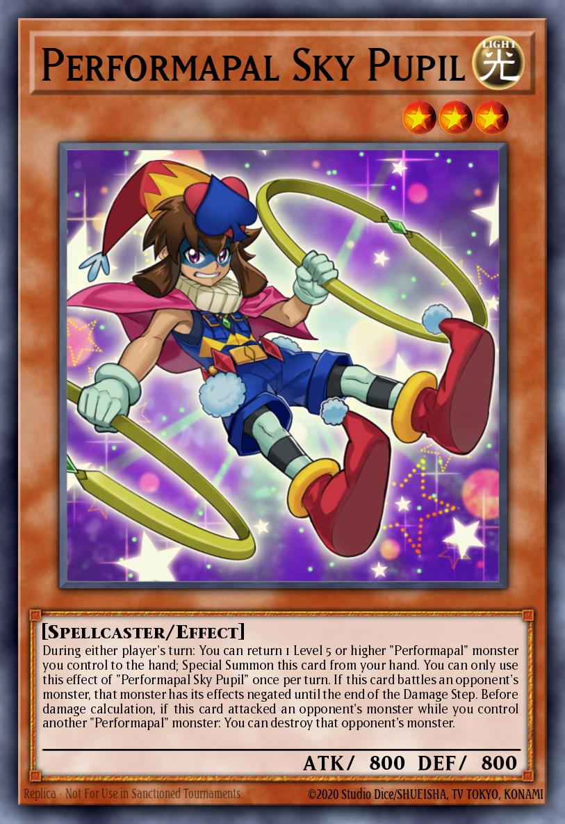Performapal Sky Pupil Yu-Gi-Oh card