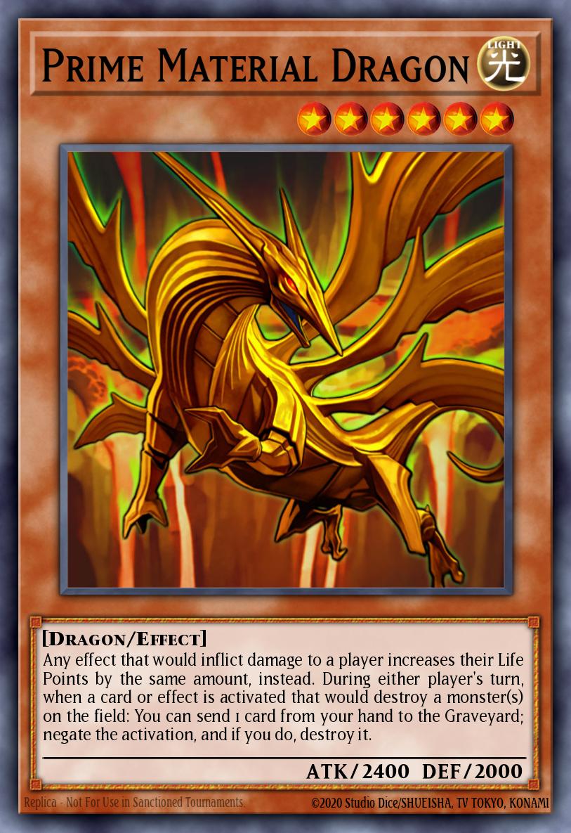 Prime Material Dragon Yu-Gi-Oh card