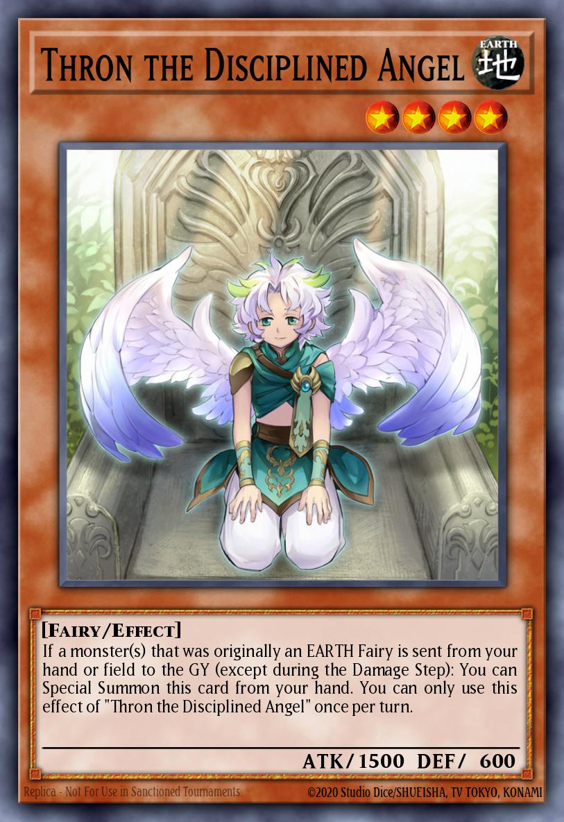Thron the Disciplined Angel Yu-Gi-Oh card