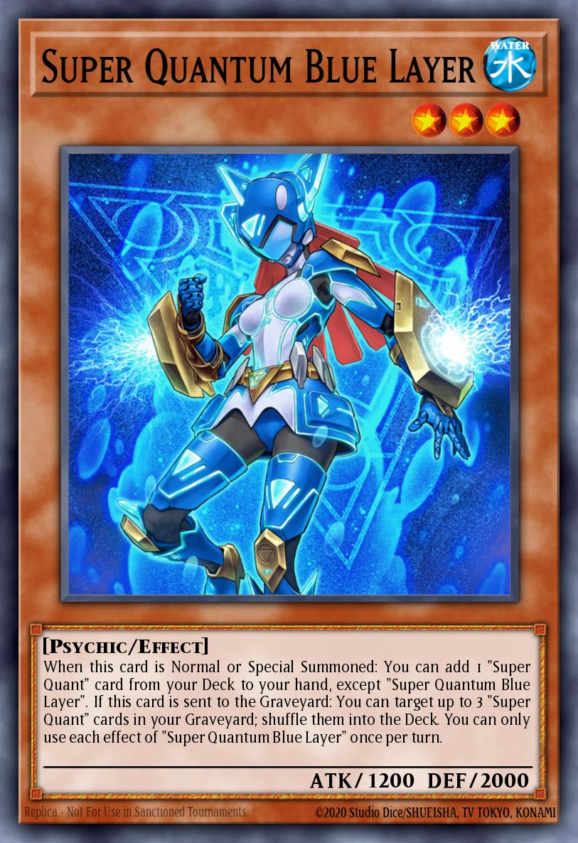 Super Quantum Blue Layer Yu-Gi-Oh card