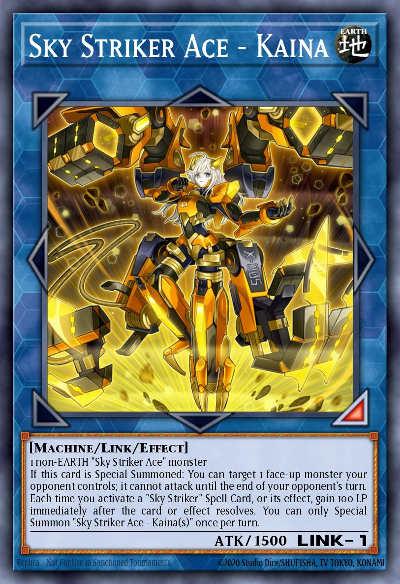 Sky Striker Ace - Kaina Yu-Gi-Oh card