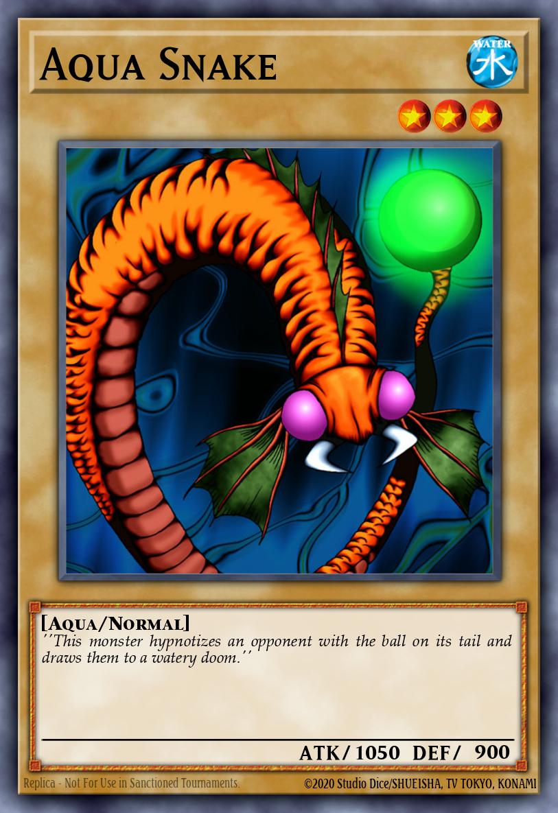 Aqua Snake Yu-Gi-Oh card