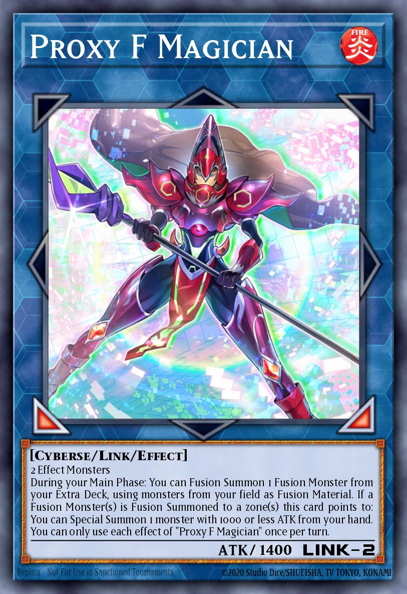 Proxy F Magician Yu-Gi-Oh card