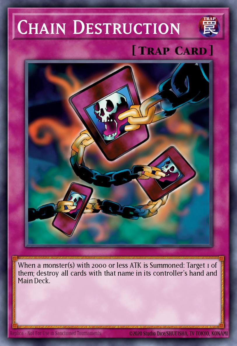 Chain Destruction Yu-Gi-Oh card