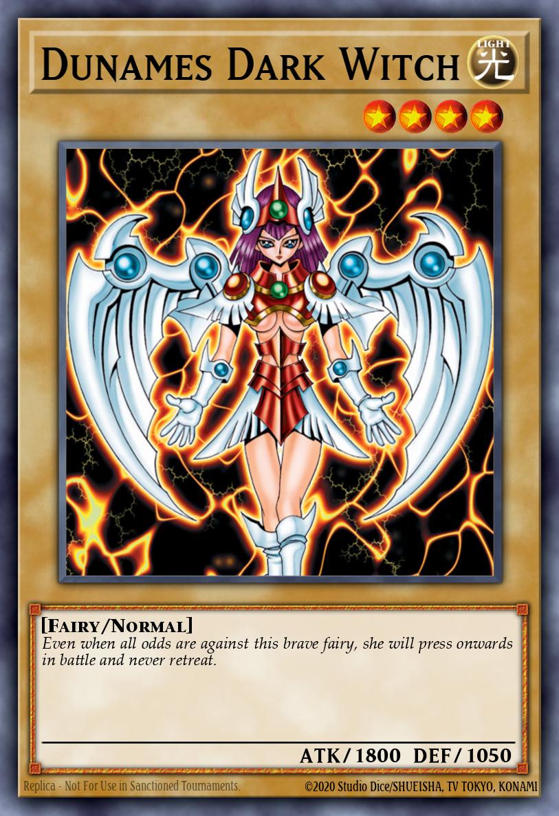 Dunames Dark Witch Yu-Gi-Oh card