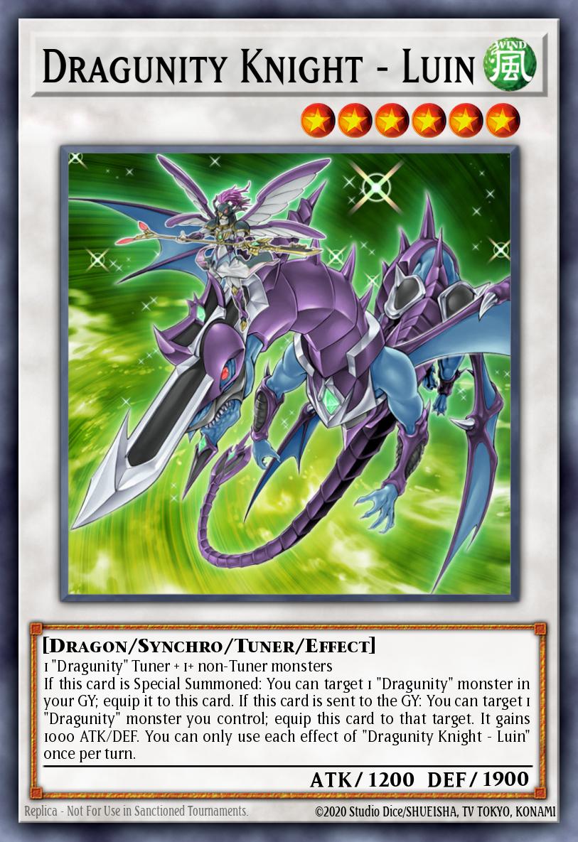 Dragunity Knight - Luin Yu-Gi-Oh card
