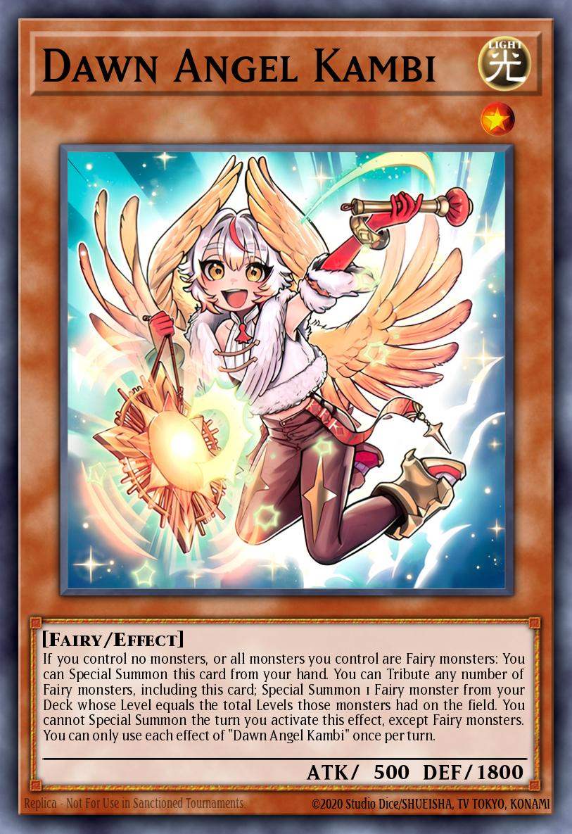 Dawn Angel Kambi Yu-Gi-Oh card
