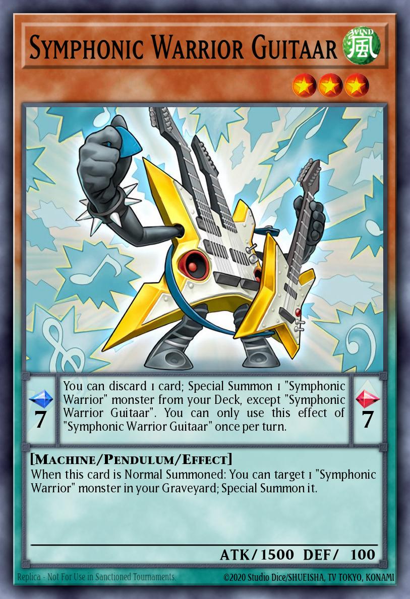 Symphonic Warrior Guitaar Yu-Gi-Oh card