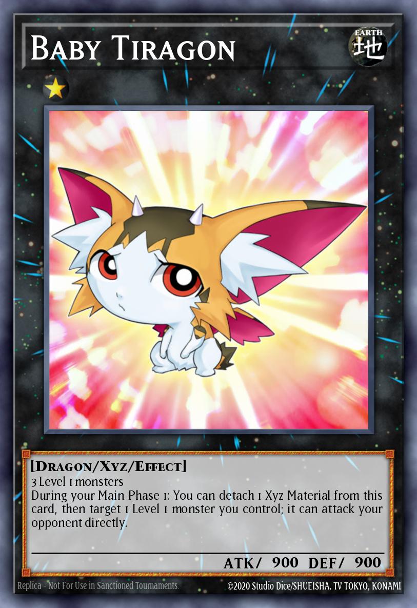 Baby Tiragon Yu-Gi-Oh card