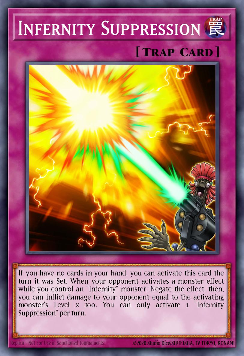 Infernity Suppression Yu-Gi-Oh card