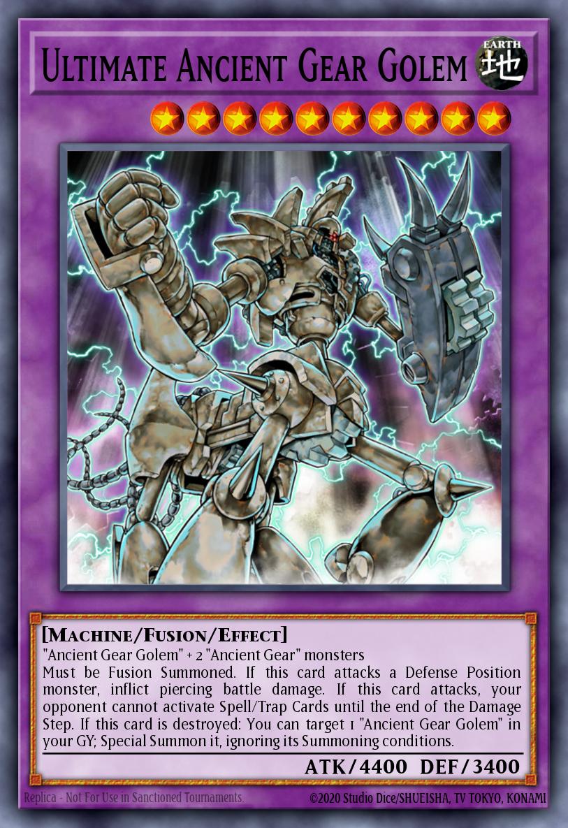 Ultimate Ancient Gear Golem Yu-Gi-Oh card