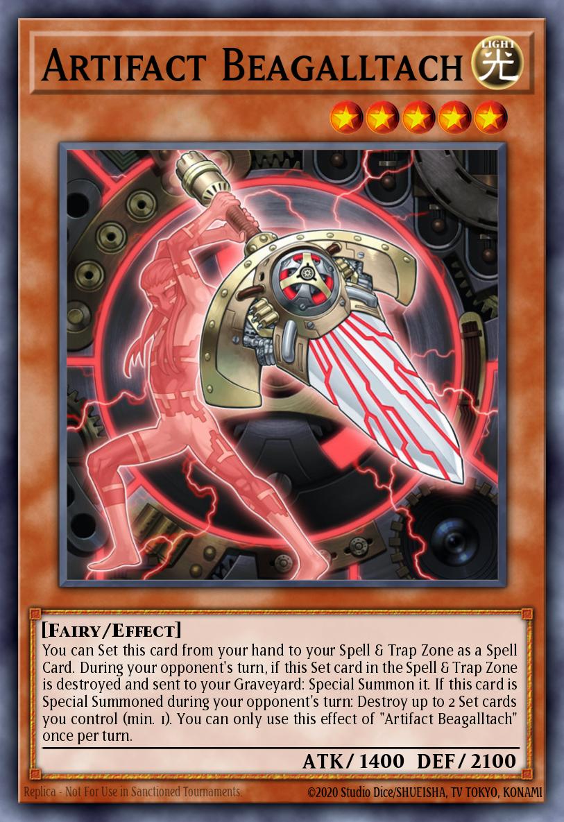 Artifact Beagalltach Yu-Gi-Oh card