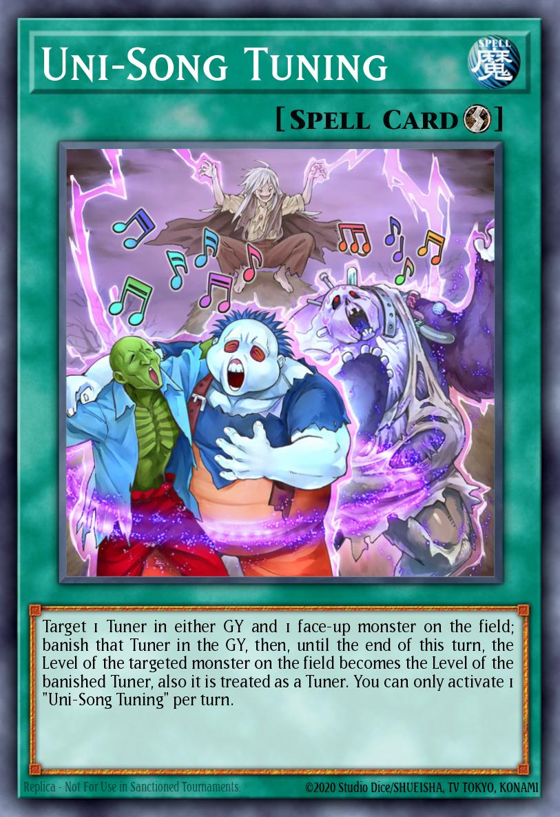 Uni-Song Tuning Yu-Gi-Oh card