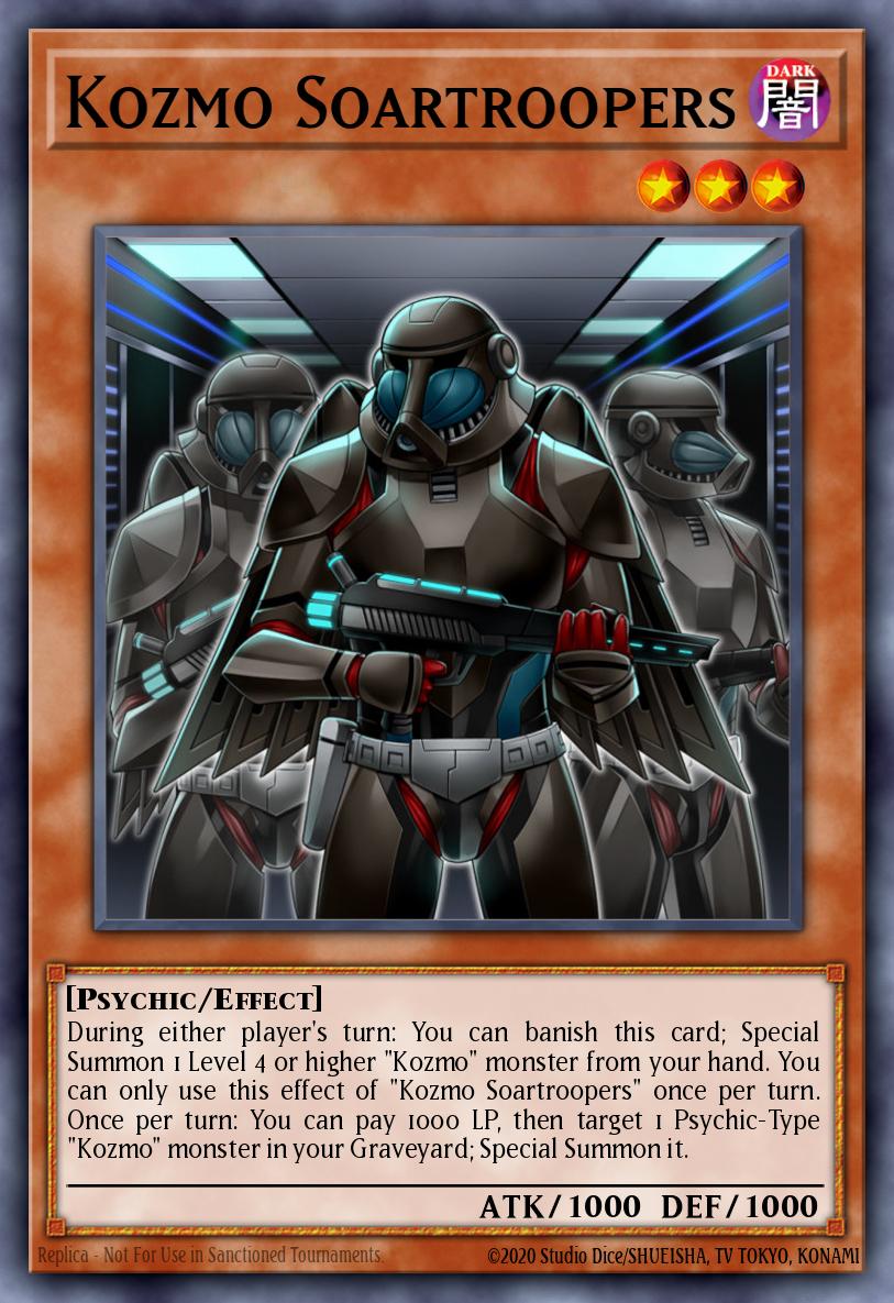Kozmo Soartroopers Yu-Gi-Oh card