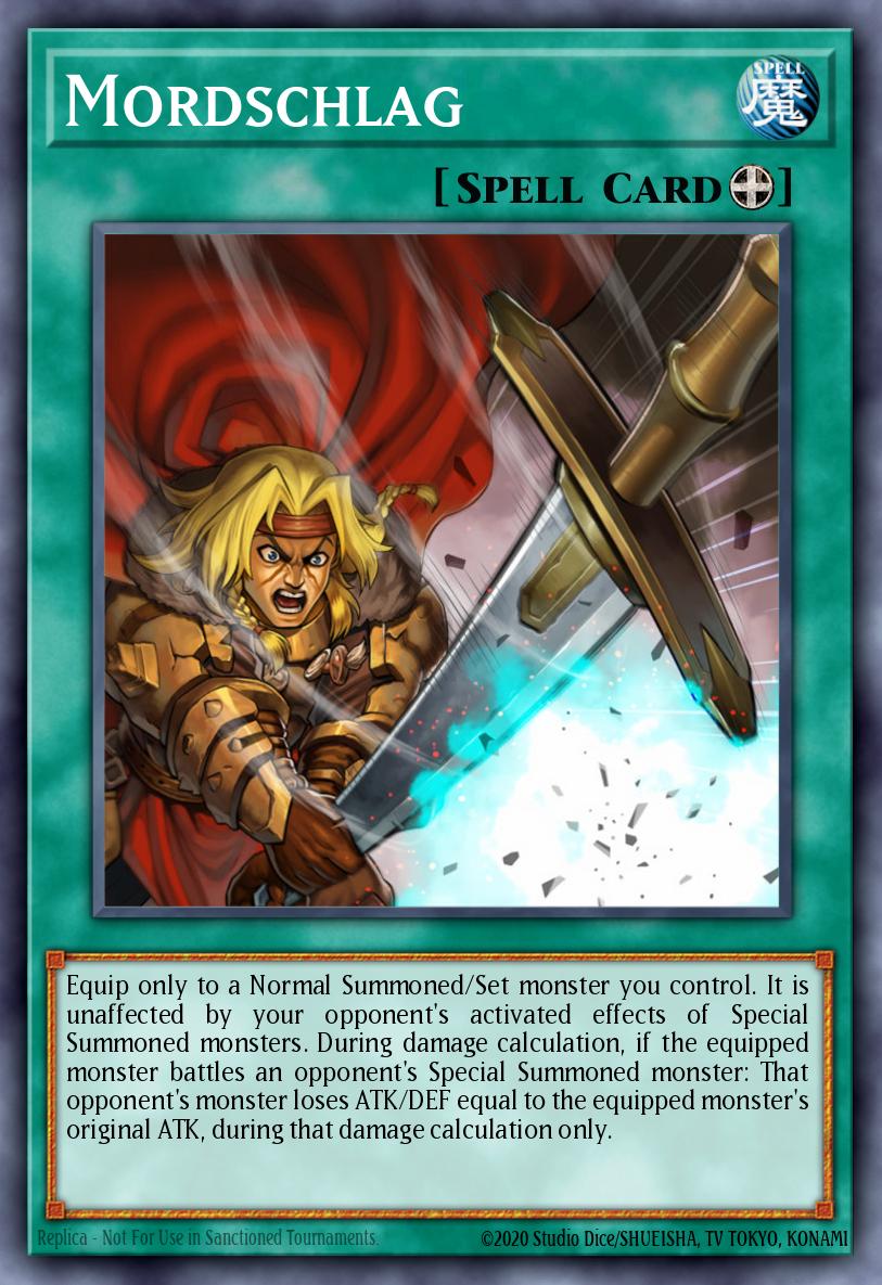 Mordschlag Yu-Gi-Oh card