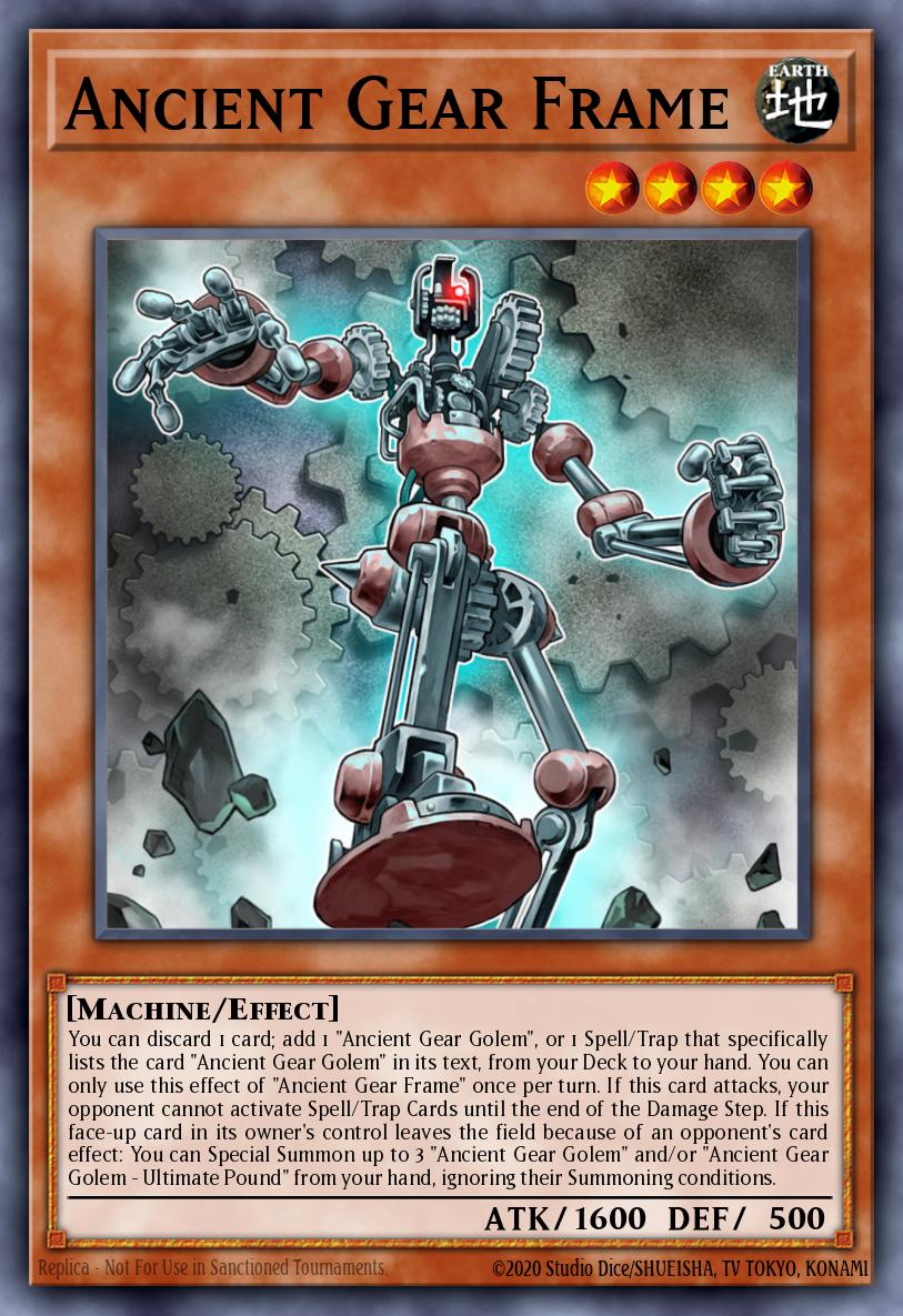 Ancient Gear Frame Yu-Gi-Oh card