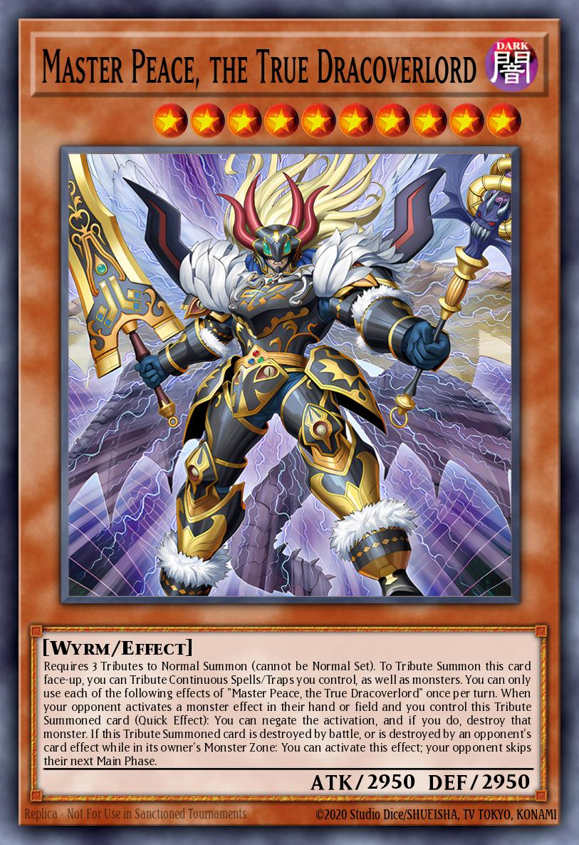 Master Peace, the True Dracoverlord Yu-Gi-Oh card