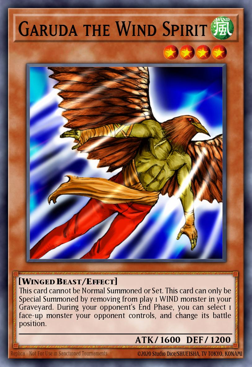 Garuda the Wind Spirit Yu-Gi-Oh card