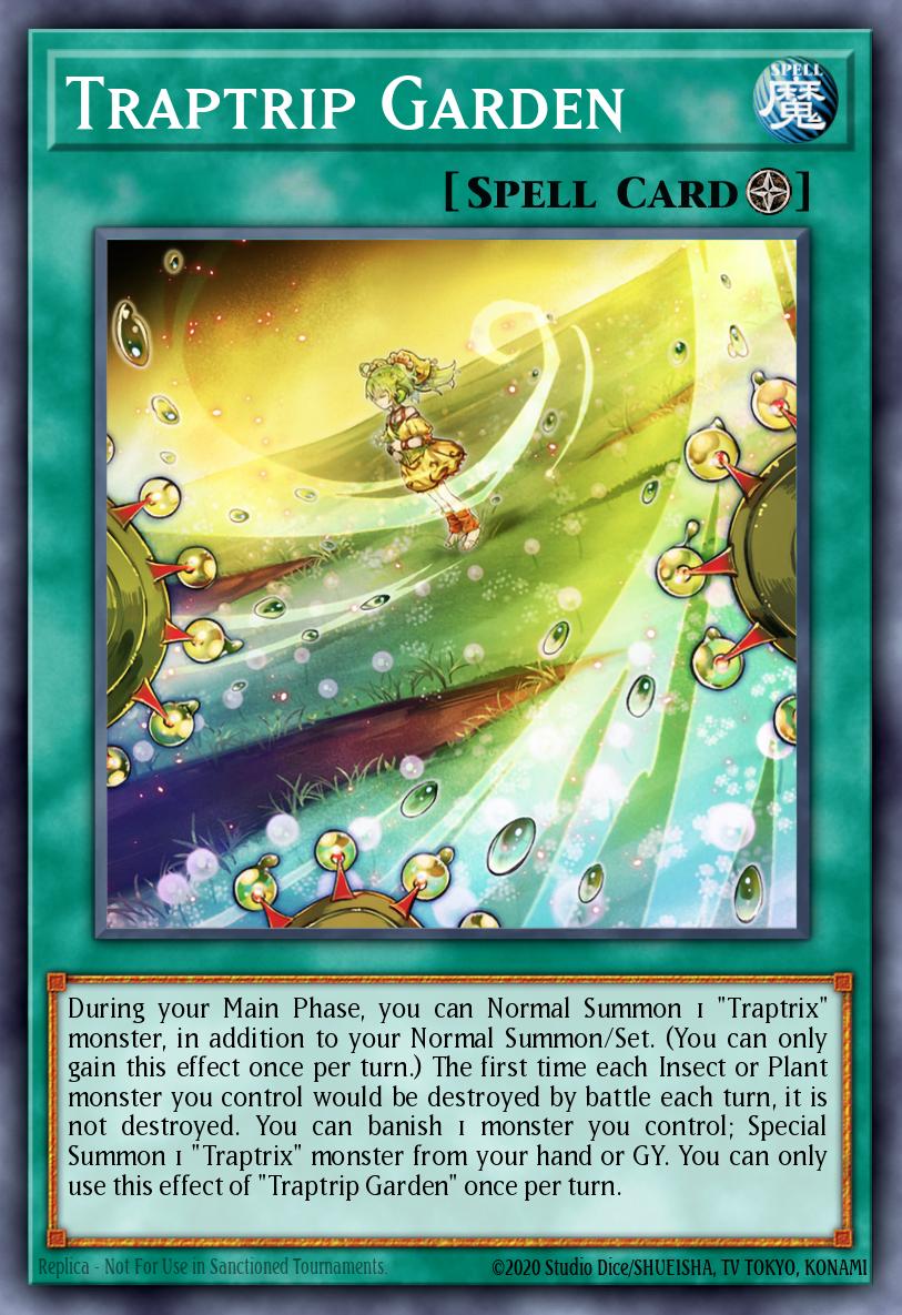Traptrip Garden Yu-Gi-Oh card