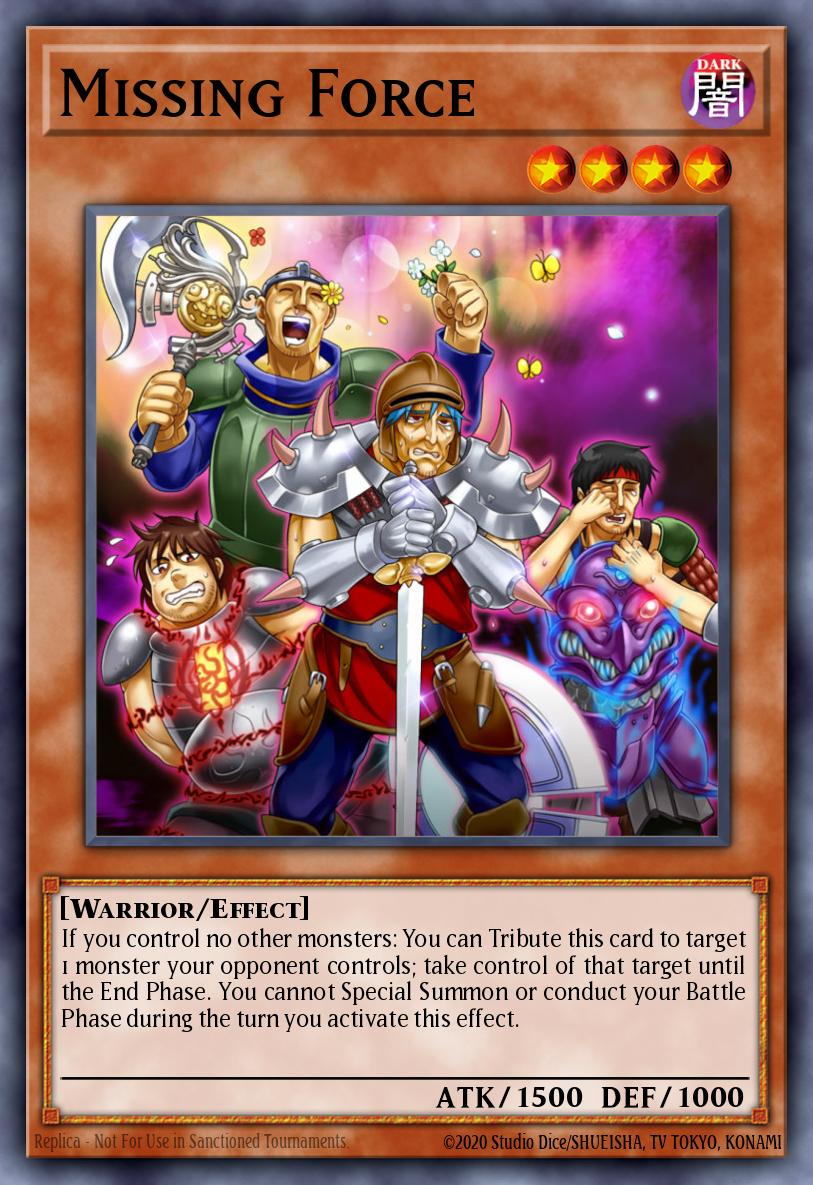 Missing Force Yu-Gi-Oh card