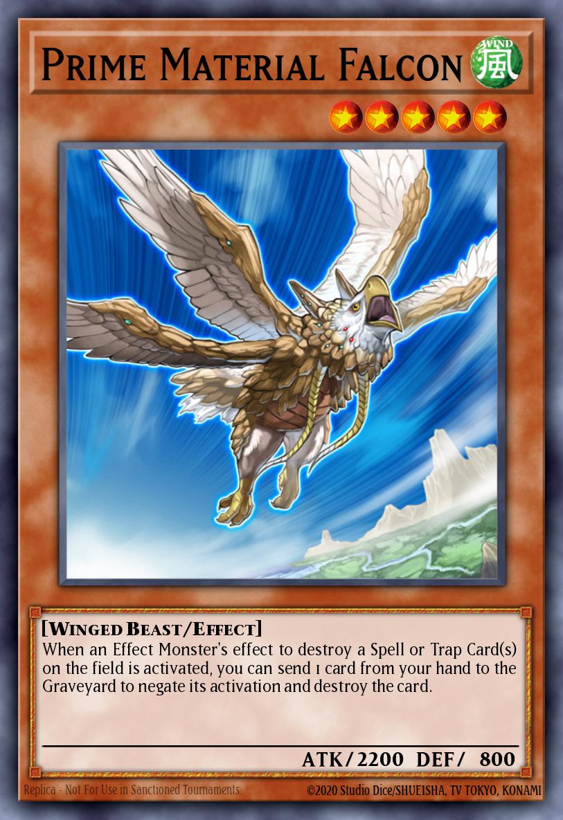 Prime Material Falcon Yu-Gi-Oh card