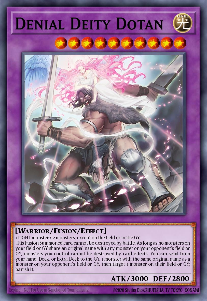 Denial Deity Dotan Yu-Gi-Oh card