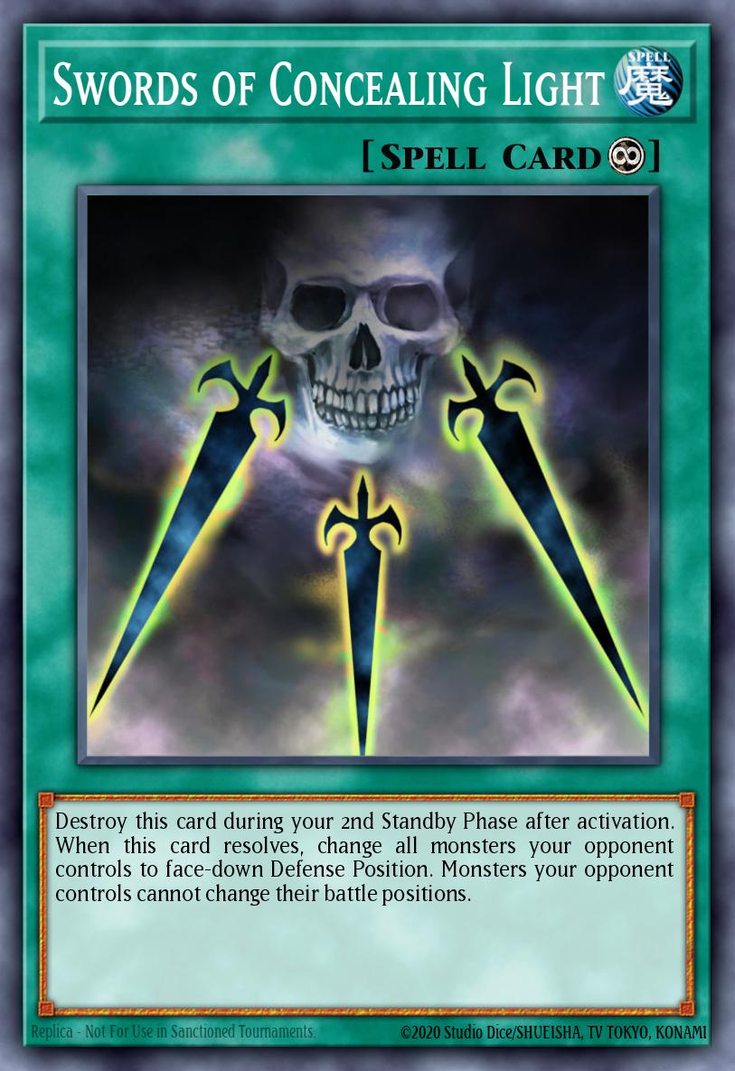 Swords of Concealing Light Yu-Gi-Oh card