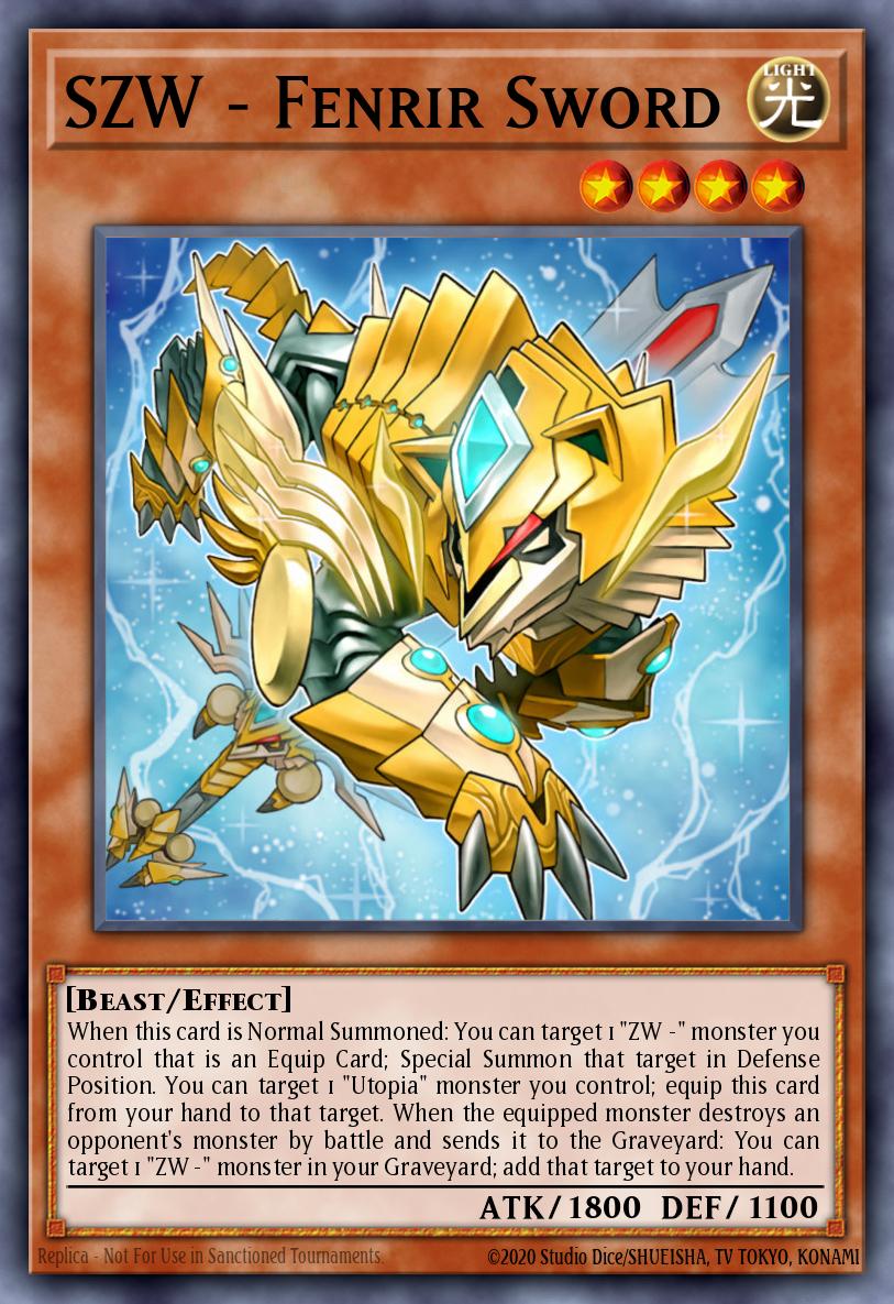 SZW - Fenrir Sword Yu-Gi-Oh card