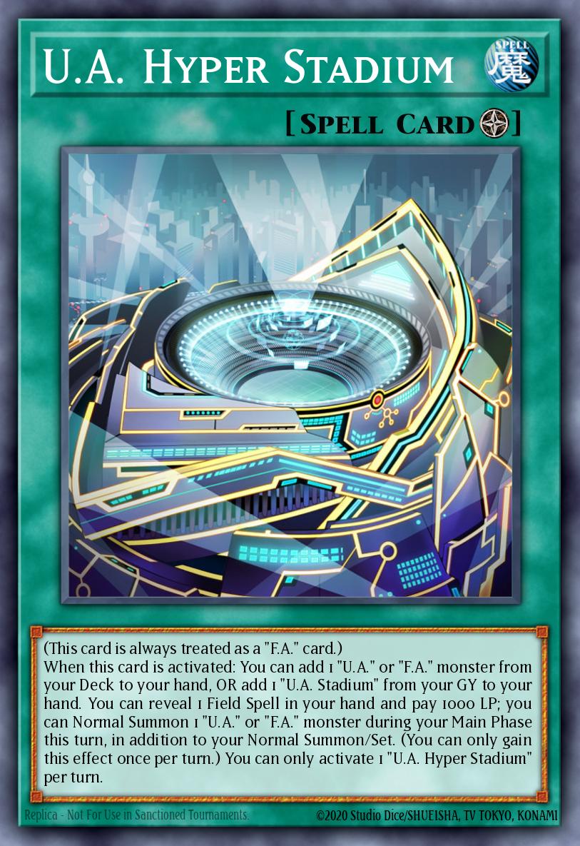 U.A. Hyper Stadium Yu-Gi-Oh card