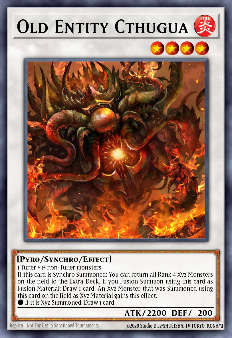Old Entity Cthugua Yu-Gi-Oh card