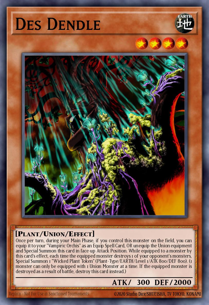 Des Dendle Yu-Gi-Oh card