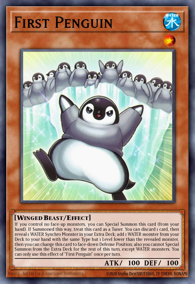 First Penguin Yu-Gi-Oh card