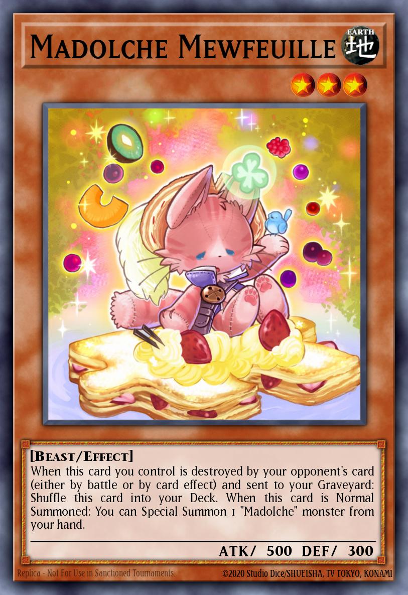 Madolche Mewfeuille Yu-Gi-Oh card