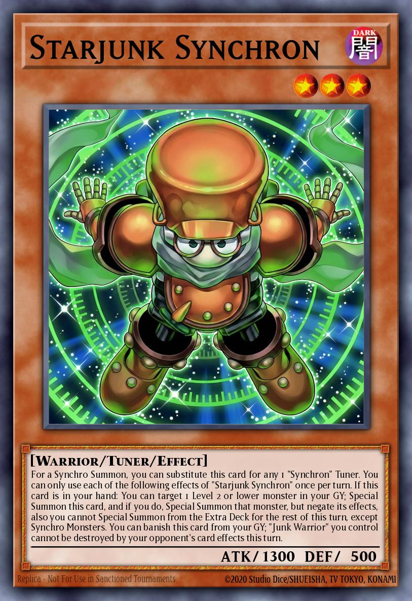 Starjunk Synchron Yu-Gi-Oh card