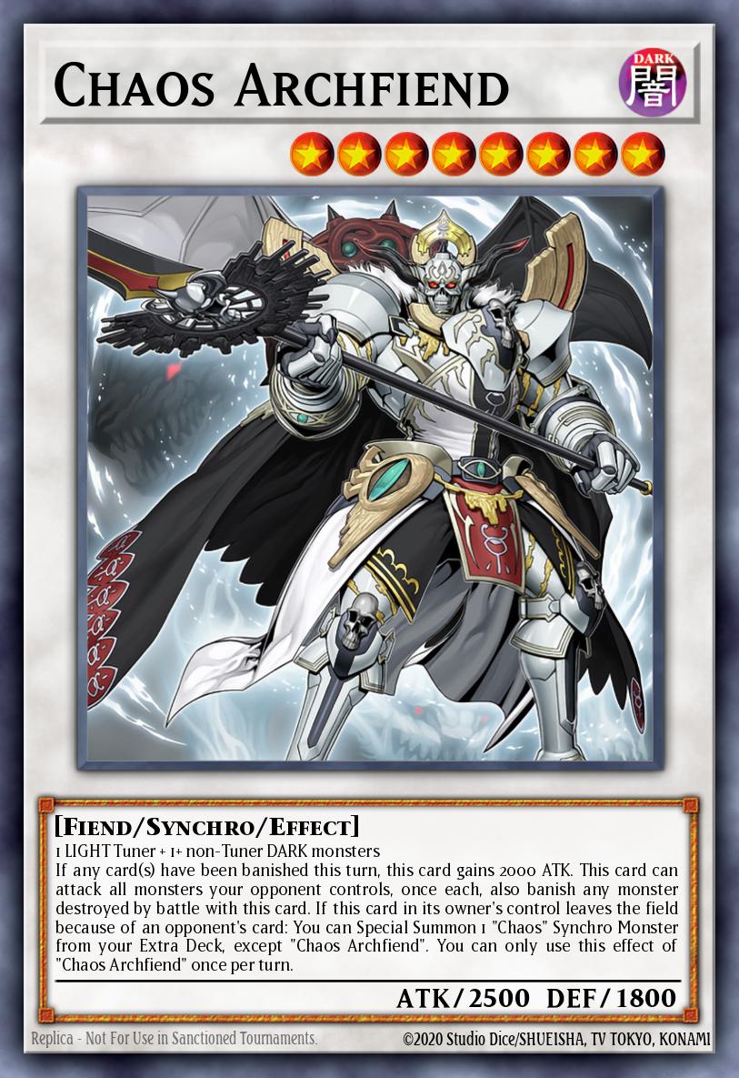 Chaos Archfiend Yu-Gi-Oh card